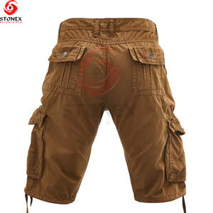 Novedad: Pantalones Cortos Cargo de Punto Transpirables de Talla Grande para Hombre, de Cintura Media, Casuales de Verano, de Alta Calidad al por Mayor - Product Image 4