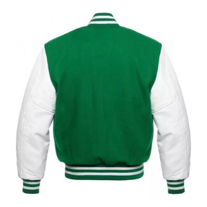 Top Quality <b>Men's</b> Baseball Custom Logo Varsity <b>Jackets</b> Low Price Short Sleeve <b>Leather</b> Windproof Quilted <b>Men</b> Varsity <b>Jacket</b> - Product Image 4