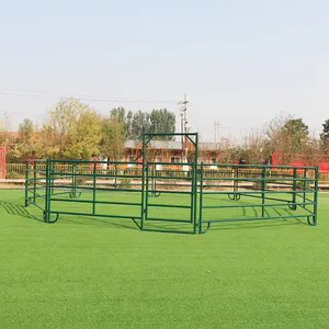 Painel de pátio para gado de fazenda galvanizado portátil resistente por atacado