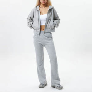 2025 nouveauté femmes taille élastique pantalon évasé respirant séchage rapide Polyester/coton tenue décontracté en gros prix raisonnable - Product Image 5