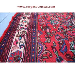 พรมขนสัตว์เปอร์เซียสีแดงสวยสง่างามสำหรับตกแต่งบ้านจัดส่งเร็วขนาดใหญ่กันลื่นและกันกระแทก - Product Image 6