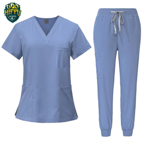 Uniformes d'infirmière en toile confortables pour gommage médical unisexe Nouveau design pour les hôpitaux et les cliniques - Product Image 2