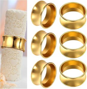 Rond de serviette fleur en rotin fait à la main Décor de table de Noël indien exclusif avec du bois papier métal fabriqué à la main Style parfait - Product Image 3