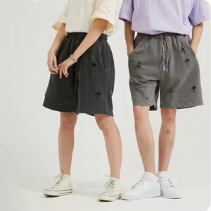 Pantalones Cortos Deportivos Casuales de Lona de Secado Rápido, Transpirables y Ecológicos para Hombre, con Logotipo Personalizado, Estilo Hip Hop Vintage de Alta Calidad - Product Image 2