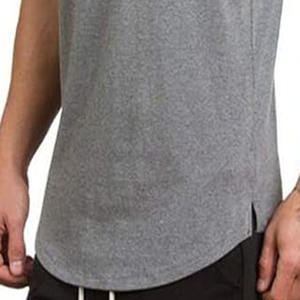 Camiseta sin mangas de algodón de alta calidad de verano OEM para hombre, camiseta sin mangas para gimnasio para hombre, camiseta sin mangas de talla grande para hombre cargada por Dress Sports - Product Image 3