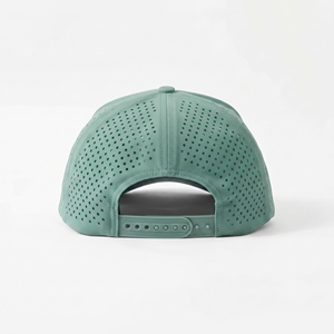 Gorra Trucker Bordada Verde Menta con Malla Ajustable Unisex Casual de 6 Paneles al por Mayor con Logotipo Personalizado de Alta Calidad OEM ODM Bajo MOQ - Product Image 4