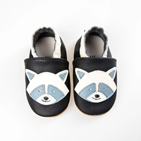 Chaussures en cuir souple pour bébé Chaussures d'intérieur antidérapantes, souples, confortables et légères pour les tout-petits, pour la récréation et les activités domestiques