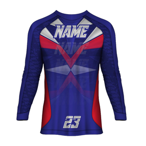 Maillot de moto à manches longues respirant et à séchage rapide pour homme, vêtements de sport personnalisés imprimés par sublimation, personnalisables pour l'été - Product Image 4