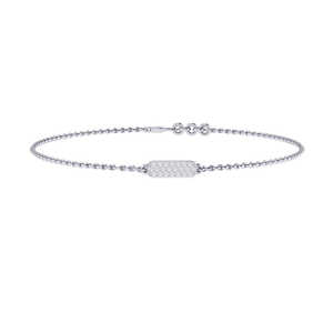 Certified 14Kt/18Kt <b>Gold</b> Diamond Pave 7.0inch Adjustable Bracelet & <b>Bangles</b> with Real Diamonds - Product Image 3