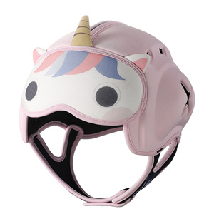 Casco di sicurezza per bambini Mambobaby a forma di unicorno, protezione regolabile per la testa dei bambini che gattonano e imparano a camminare - Product Image 1