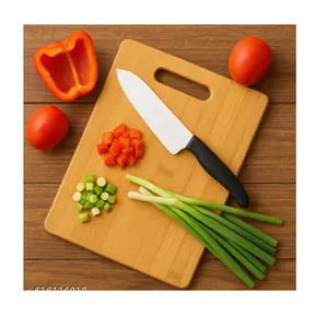 Planche à découper en bois de manguier faite à la main au design luxueux et unique, ustensiles de cuisine, blocs à découper pour légumes en bois - Product Image 2