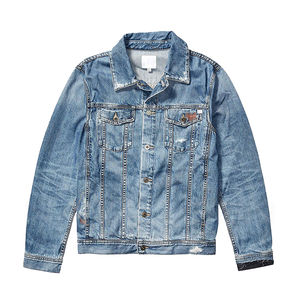 Vestes en jean pour hommes taille OEM Top haute qualité logo personnalisé vente en gros fabricant haut nouveau style meilleur matériel avec prix bas - Product Image 4