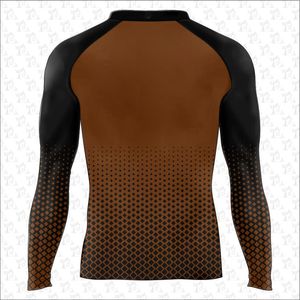 Camisetas de manga larga para hombre, ropa de compresión personalizada, protector de sarpullido Mma - Product Image 4