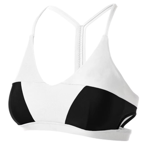 Customizable High- Sports Bra for Women Breathable Square Neck High Support Removable Pads Cut-out Design Washed Finish - Product Image 1