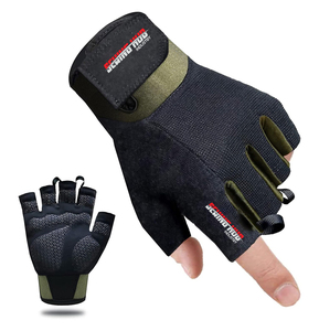 Logotipo personalizado de alta calidad entrenamiento deporte mano hombre mujer entrenamiento Fitness levantamiento de pesas gimnasio guantes de boxeo - Product Image 1