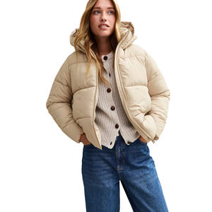 Chaqueta acolchada para mujer a prueba de viento impermeable transpirable ecológico ligero invierno otoño diseño desmontable - Product Image 2