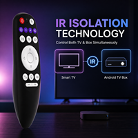 Control Remoto Inalámbrico G10S King 2.4G BT de Modo Dual con Aislamiento de Voz IR/Aprendizaje para Android TV Box PC, Logotipo OEM Personalizado, Giroscopio de 6 Ejes, Alcance de 10m