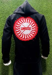 Sudadera con capucha básica clásica para hombre con parche bordado y elegante para uso informal y actividades al aire libre - Product Image 6