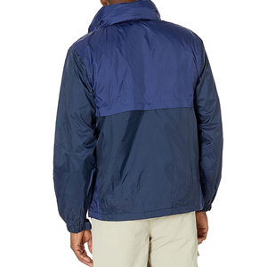 Chaquetas de lluvia para hombre con logotipo y etiqueta personalizados de alta calidad, chaqueta de lluvia ligera cortavientos para exteriores para hombre - Product Image 5