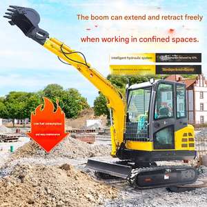 Spedizione Gratuita Mini Escavatore da 2,5 Tonnellate, Escavatore Agricolo con Motore, Piccolo Scavatore da 1 Tonnellata, Escavatore Cingolato da 3,5 Tonnellate in Vendita - Product Image 3