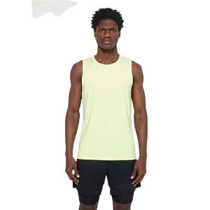 Tank Top Plus Size Athletic Fitness Training <b>Running</b> Sleeveless Seamless Gym Clothing 120 Gsm Stretchy Knitted <b>Singlet</b> Top - Product Image 3