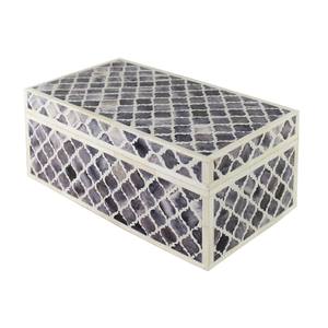 Caja de Joyería Premium con Incrustaciones de Hueso - Caja de Recuerdos Hecha a Mano con Mosaico de Hueso de Camello, Patrón Geométrico Árabe, Almacenamiento de Lujo, Regalo - Product Image 2