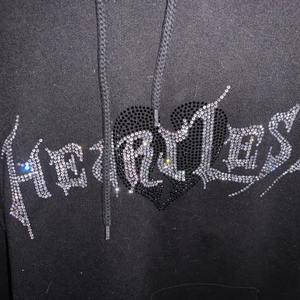 Alta calidad para personalizar Rhinestone Logo Hoodie Hombres Zip up Moda Rhinestone Hoodie Full Zip up Hoodie Rhinestone - Product Image 6