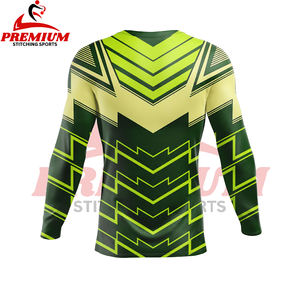 Camiseta de Compresión de Manga Larga para Hombre, Personalizada de Alta Calidad, Ropa Deportiva OEM, Sublimación, UPF50+, Secado Rápido, Camiseta de Entrenamiento - Product Image 2