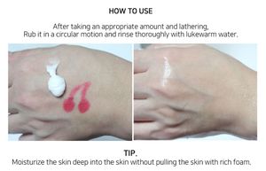 Collagen hyaluronic axit sâu làm sạch bọt độ đàn hồi thúc đẩy làm săn chắc lỗ chân lông làm sạch giữ ẩm sữa rửa mặt cho tất cả các da - Product Image 6