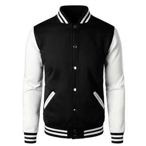 Manteau d'hiver épais de haute qualité nouveauté veste universitaire en laine StreetWear brodé uniforme de Baseball grande taille veste universitaire - Product Image 4