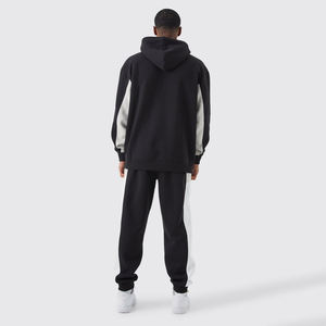 Sweat à capuche de haute qualité couleur personnalisée poids lourd Triple pull pour hommes bloc trois coupe coudre surdimensionné plaine blanc hiver lourd - Product Image 3