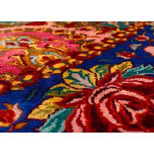 Tapis en soie noués à la main Gulmarg Blue-Skps-198 pour la prière - Product Image 3