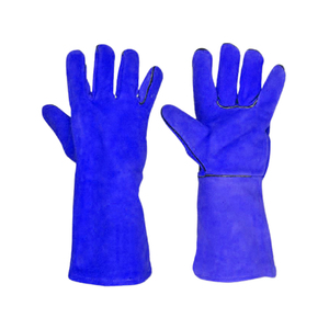 Gants de soudage en cuir en édition limitée 2025 Conceptions exclusives avec protection des mains Gants en cuir confortables pour hommes - Product Image 6