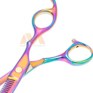 กรรไกรซอยผมมืออาชีพ เครื่องมือตัดผมสแตนเลส อุปกรณ์ร้านตัดผม คุณภาพสูง - Product Image 6