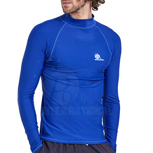 Protector de sarpullido para hombre, manga larga, Color sólido, para Fitness, último diseño, 2022 - Product Image 1