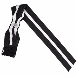 Custom Flag Grad Stole Honor Cord Masonic Regalia Fajas con bordado hecho a mano Durable Black Purple Sashes para la venta Ronpex - Product Image 4