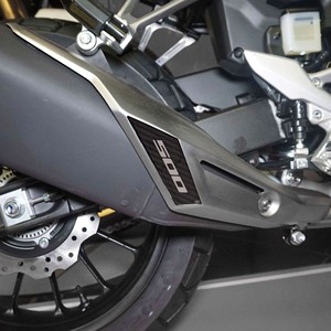 สติกเกอร์เจลป้องกันท่อไอเสียรถจักรยานยนต์3D ใช้ได้กับ Honda NX500 2024-2025ไอเดียของขวัญปีใหม่ - Product Image 2