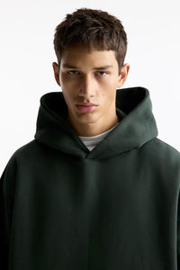 Sudadera con Capucha Extra Grande y Gruesa Personalizada OEM, Ropa Urbana para Hombre, Sudadera Lisa al por Mayor - Product Image 3