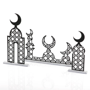 Article de décoration en métal du Ramadan pour la célébration de l'Aïd et décoration de table en métal de style arabe - Product Image 4