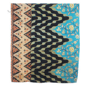 Hot Selling Handmade Kantha <b>Quilt</b> Gudari Cotton Printed Indian <b>Blanket</b> Gold Supplier Wholesale for Hotel Use- GD1038 - Product Image 2