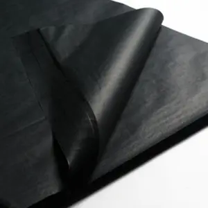 Premium Soft and Smooth Ultra Black Tissue Wrapping Specialty Paper Uncoated Black Tissue Paper for Shoes & Clothing