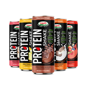 เครื่องดื่มโปรตีนนมช็อกโกแลตยอดนิยม พร้อมดื่ม ขนาด 330 มล. บรรจุกระป๋องอะลูมิเนียม ฮาลาล คุณภาพพรีเมียม ผลิตโดยผู้ผลิตเครื่องดื่มเวียดนาม - Product Image 1