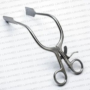 LIKAMED Lateral Vaginal Retractor 21cm with Extra Long Thumb Ratchet Retracts Gynecological Speculum