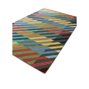 Classic <b>Red</b> & Orange Geometric <b>Wool</b> Rugs Large Area 9x12 Flat Weaves for Entryway for Home Use or Gift-Model ADWL-13221 - Product Image 2