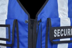 Gilet de sécurité réfléchissant haute visibilité, gilet de sécurité à fermeture éclair avant, gilet tactique Hi Viz - Product Image 4