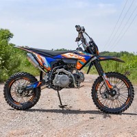 دراجة نارية NICOT CG150 للطرق الوعرة سعة 150 سي سي، محرك بنزين، إطارات مسننة، هيكل فولاذي أنبوبي للقيادة على المسارات الوعرة