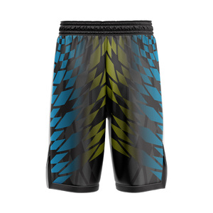 Shorts de basket-ball imprimés par transfert thermique personnalisés 100% polyester respirant grande taille antibactérien séchage rapide écologique unisexe - Product Image 6