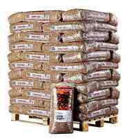 Briquetas de Biomasa de Madera de Pino de Calidad, Bolsas de 15 kg, Ecológicas, Alto Contenido Calórico, Bajo Contenido de Cenizas, Sistema de Calefacción