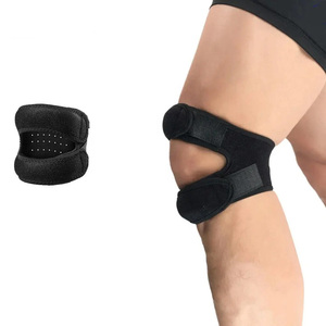 Wholesale MESS SPORTS Custom Logo Gym Dual <b>Straps</b> Open Patella Stabilizer Breathable Sports Gel Belt / 2024 Compression <b>Knee</b> - Product Image 2