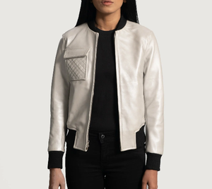 Veste d'université brodée au design personnalisé pour femmes, la plupart des ventes en gros, veste de manteau d'hiver - Product Image 1